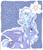 Size: 1508x1766 | Tagged: safe, artist:dacratei, princess luna, oc, oc:snowdrop, alicorn, pegasus, pony, snowdrop (animation), g4, child, duo, horn, s1 luna, snow, starry eyes, stars, wingding eyes