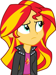 Size: 3000x4004 | Tagged: safe, artist:cloudy glow, sunset shimmer, equestria girls, g4, my little pony equestria girls: rainbow rocks, simple background, solo, transparent background, vector