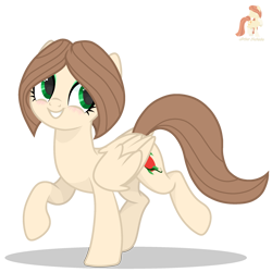 Size: 2300x2300 | Tagged: safe, artist:r4hucksake, oc, oc only, oc:honeycrisp apple, pegasus, pony, female, mare, simple background, solo, transparent background