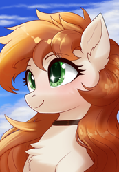 Size: 2764x4000 | Tagged: safe, artist:yangere, oc, oc only, oc:shimmering song, earth pony, pony, bust, solo