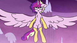 Size: 2488x1398 | Tagged: safe, artist:tamers12345, princess cadance, alicorn, pony, my little pony the movie - shattered harmony, g4, spread wings, wings