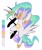 Size: 3444x4096 | Tagged: safe, artist:digivolvar, princess celestia, alicorn, hybrid, zoroark, g4, belly, high res, pokémon, round belly, simple background, solo, white background