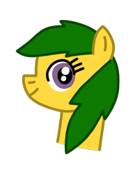 Size: 1281x1587 | Tagged: safe, artist:funnyclowns64, magic star, earth pony, pony, g1, g4, adorablestar, art, closed mouth, colored, cute, eyelashes, female, g1 to g4, generation leap, green hair, green mane, head, mare, open mouth, open smile, purple eyes, simple background, smiling, solo, transparent background