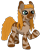 Size: 810x975 | Tagged: safe, artist:visserex52, oc, oc only, oc:ofelia de lacrusca, hybrid, zebra, zebroid, zony, brown coat, hippie, memorial, redhead, simple background, solo, stripes, transparent background