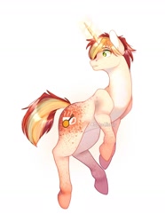 Size: 1198x1606 | Tagged: safe, artist:momoalistair, oc, oc only, oc:sweet scent, pony, unicorn, horn, male, simple background, solo, stallion