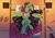 Size: 2990x2088 | Tagged: safe, artist:ls_skylight, oc, oc only, oc:watermelon success, pegasus, pony, clothes, commission, futon, geta, indoors, katana, kimono (clothing), lights, lying down, mattress, plushie, shoes, solo, sword, toy, watermark, weapon