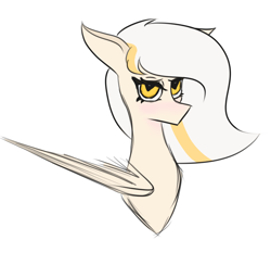 Size: 3600x3348 | Tagged: safe, artist:sviat, oc, oc only, oc:gold.de, pegasus, pony, looking at you, simple background, solo, white background, wings