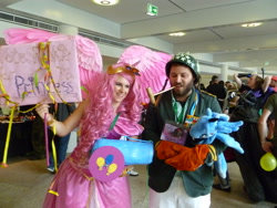 Size: 2560x1920 | Tagged: safe, pinkie pie, human, galacon, g4, 2015, clothes, cosplay, costume, indoors, irl, irl human, photo