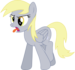 Size: 5896x5495 | Tagged: safe, artist:mlptmntfan2000, derpy hooves, pegasus, pony, g4, absurd resolution, female, mare, simple background, solo, tongue out, transparent background, vector, wings