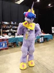 Size: 1500x2000 | Tagged: safe, twilight sparkle, alicorn, g4, 2014, fursuit, indoors, irl, jewelry, photo, ponysuit, regalia, solo, twilight sparkle (alicorn)