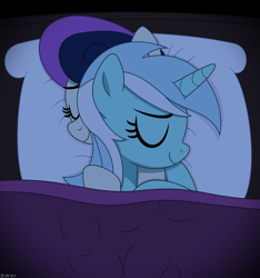 Size: 2907x3103 | Tagged: safe, artist:stephen-fisher, bon bon, lyra heartstrings, sweetie drops, earth pony, unicorn, g4, bed, female, horn, hug, lesbian, ship:lyrabon, shipping, sleeping