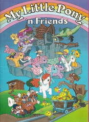 Size: 1491x2048 | Tagged: safe, posey, wind whistler, g1, my little pony 'n friends, poster