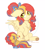 Size: 3400x3800 | Tagged: safe, artist:avrora_verner, artist:avroras_world, oc, oc only, pegasus, pony, bow, chest fluff, female, filly, floppy ears, foal, hair bow, high res, raised hoof, simple background, sitting, solo, tail, tail bow, underhoof, unshorn fetlocks, white background, wings