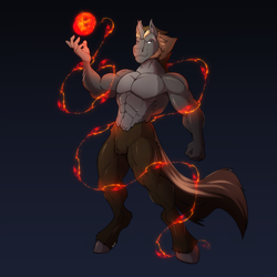 Size: 6000x6000 | Tagged: safe, artist:undeadkitty13, oc, oc:suzerain, unicorn, anthro, horn, muttonchops, solo