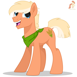 Size: 2243x2243 | Tagged: safe, artist:r4hucksake, oc, oc:wheatsheaf, earth pony, pony, male, simple background, solo, stallion, transparent background