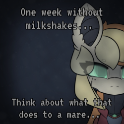 Size: 2664x2664 | Tagged: safe, artist:sodapop sprays, oc, oc only, oc:sodapop sprays, android, gynoid, pegasus, pony, robot, robot pony, eye clipping through hair, female, looking at you, meme, solo, text