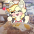 Size: 1920x1920 | Tagged: safe, artist:sodapop sprays, oc, oc only, oc:sodapop sprays, pegasus, pony, blushing, eye clipping through hair, food, happy, heart, loco moco, offscreen character, pov, restaurant, solo