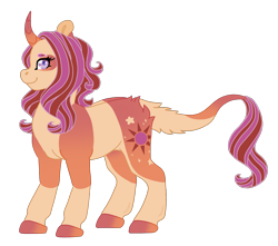 Size: 1700x1500 | Tagged: safe, artist:plixine, oc, oc:sunlight, pony, unicorn, female, horn, mare, simple background, solo, transparent background