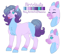 Size: 1747x1536 | Tagged: safe, artist:plixine, oc, oc:nefelibata, earth pony, pony, female, heterochromia, mare, reference sheet, simple background, solo, transparent background