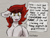 Size: 1406x1065 | Tagged: safe, artist:reddthebat, oc, oc only, oc:reddthebat, bat pony, pony, bat pony oc, bust, dialogue, eye clipping through hair, eyebrows, eyebrows visible through hair, female, floppy ears, mare, mental illness, signature, solo, speech bubble