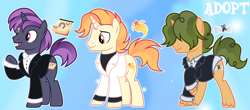 Size: 1280x561 | Tagged: safe, artist:vi45, oc, oc only, pony, unicorn, clothes, horn, male, stallion, tuxedo