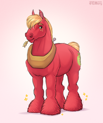 Size: 2098x2500 | Tagged: safe, artist:jenery, big macintosh, earth pony, pony, g4, solo