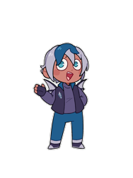 Size: 1200x1600 | Tagged: safe, alternate version, artist:tinypurplebrush, oc, oc only, oc:elizabat stormfeather, human, chibi, clothes, commission, converse, cute, denim, fangs, female, fingerless gloves, four fingers, gloves, humanized, jacket, jeans, open mouth, pants, shoes, simple background, solo, transparent background, winged humanization, wings