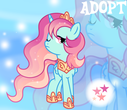 Size: 1280x1108 | Tagged: safe, artist:vi45, oc, oc only, alicorn, pony, adoptable, alicorn oc, crown, female, horn, jewelry, mare, regalia, solo, wings