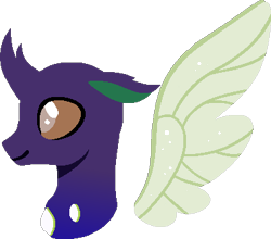 Size: 381x336 | Tagged: safe, artist:alejandrogmj, artist:wasisi, derpibooru exclusive, oc, oc:wasisi, changedling, changeling, base used, bust, changedling oc, changeling oc, portrait, simple background, transparent background