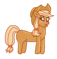 Size: 674x700 | Tagged: safe, artist:crisx284, applejack, pony, undead, zombie, zombie pony, g4, applejack's hat, cowboy hat, hat, infected, sonic the hedgehog (series), zombot