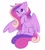 Size: 907x1000 | Tagged: safe, artist:partyponypower, twilight sparkle, alicorn, pony, g4, alternate hairstyle, alternate mane color, alternate tail color, alternate tailstyle, female, frown, mane swap, mare, not cadance, raised hoof, simple background, sitting, solo, tail, tail swap, twilight sparkle (alicorn), white background