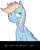 Size: 600x741 | Tagged: safe, artist:ampbatross, rainbow dash, pegasus, pony, g4, female, folded wings, frown, his smile and optimism: gone, lidded eyes, mare, meme, rainbow dash is not amused, simple background, solo, unamused, white background, wings