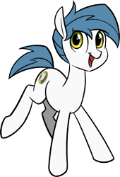 Size: 434x638 | Tagged: safe, artist:whitequartztheartist, oc, oc only, oc:white quartz, earth pony, pony, blue mane, earth pony oc, simple background, solo, transparent background, yellow eyes