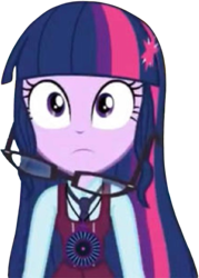 Size: 1803x2520 | Tagged: safe, edit, edited screencap, editor:mrtoonlover83, screencap, sci-twi, twilight sparkle, equestria girls, g4, my little pony equestria girls: friendship games, background removed, clothes, crystal prep academy uniform, female, glasses, loose hair, magic capture device, necktie, needs more jpeg, not a vector, school tie, school uniform, schoolgirl, simple background, solo, transparent background, uniform