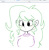 Size: 666x680 | Tagged: safe, artist:tjpones, wallflower blush, human, equestria girls, g4, art program in frame, breasts, bust, clothes, cute, female, flowerbetes, looking at you, ms paint, simple background, sketch, solo, sweater, sweater puppies, white background