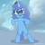 Size: 4000x4000 | Tagged: safe, artist:ramixe dash, oc, oc:rosalia azifa, pony, unicorn, g4, g5, base used, belly, bipedal, featureless crotch, female, g5 to g4, generation leap, glasses, horn, mare, open mouth, outdoors, solo, tail