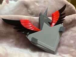 Size: 4032x3024 | Tagged: safe, artist:knife smile, 3d print, alicorn amulet, irl, no pony, photo