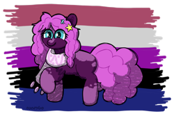 Size: 3000x2000 | Tagged: safe, artist:nambo, oc, oc only, oc:fuchsia fluff, earth pony, pony, genderfluid, solo