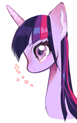 Size: 539x866 | Tagged: safe, artist:calmstate2, twilight sparkle, pony, g4, bust, female, mare, portrait, simple background, solo, white background