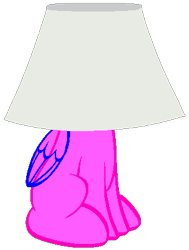 Size: 310x410 | Tagged: safe, artist:kharmacal, base, free to use, hat, lampshade, lampshade hat, solo