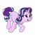 Size: 6000x6000 | Tagged: safe, artist:derpydoodesigns, artist:derpydooreviews, starlight glimmer, pony, unicorn, g4, absurd resolution, chest fluff, eyebrows, female, horn, mare, open mouth, raised eyebrow, simple background, smiling, solo, sticker, transparent background