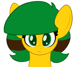 Size: 1294x1128 | Tagged: safe, artist:jerkface, oc, oc only, oc:blocky bits, pony, mare stare, simple background, solo, transparent background