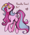 Size: 1920x2225 | Tagged: safe, artist:halo12zero, sweetie swirl, unicorn, g4, eyeshadow, grimdark source, heart, horn, lidded eyes, long legs, makeup, multicolored mane, no nose, not cadance, shading, slender, solo, tail, tall, thin, two toned tail