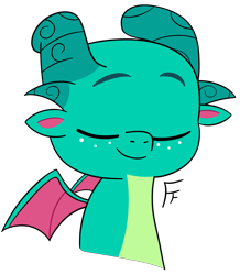 Size: 2317x2663 | Tagged: safe, artist:frownfactory, sparky sparkeroni, dragon, g5, eyes closed, male, simple background, solo, transparent background