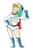 Size: 657x1000 | Tagged: artist needed, source needed, useless source url, safe, rainbow dash, human, g4, breasts, clothes, cosplay, costume, dc comics, full body, humanized, needs more jpeg, power girl, simple background, solo, white background