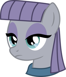 Size: 827x966 | Tagged: safe, maud pie, pony, g4, disembodied head, female, image, mare, png, solo, upper body