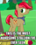 Size: 293x356 | Tagged: safe, edit, edited screencap, screencap, apples snack, earth pony, pony, g4, my little pony: friendship is magic, the perfect pear, apple family member, butt, caption, cropped, image macro, male, plot, solo, stallion, text