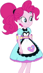 Size: 750x1255 | Tagged: safe, edit, edited screencap, editor:mrtoonlover83, screencap, pinkie pie, human, equestria girls, g4, background removed, female, not a vector, server pinkie pie