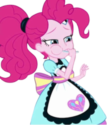 Size: 2160x2520 | Tagged: safe, edit, edited screencap, editor:mrtoonlover83, screencap, pinkie pie, g4, background removed, female, not a vector, server pinkie pie, solo