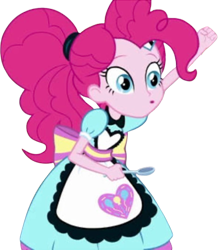 Size: 2201x2520 | Tagged: safe, edit, edited screencap, editor:mrtoonlover83, screencap, pinkie pie, human, equestria girls, g4, background removed, female, not a vector, server pinkie pie, solo